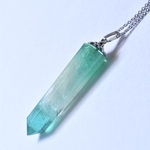 Cosmic rayネックレス［green jade-02］