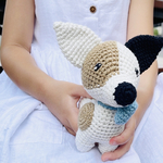 ☆NEW☆あみぐるみ☆子犬ちゃん☆出産祝い☆あかちゃん☆ギフト☆プレゼント☆ハンドメイド☆出産祝い男の子☆出産祝い女の子☆お部屋飾り☆手作り☆手編み