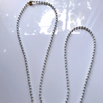 シルキーパールロングネックレス　120cm  4way !