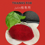 jilin様専用☆ キラキラ パヴェ✨パールビーズがま口 レッド 23 /グラニーハット ネイビー×ベージュ 2点☆