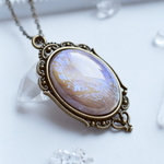 竜の炎 大粒クラシカルネックレス 25×18mm