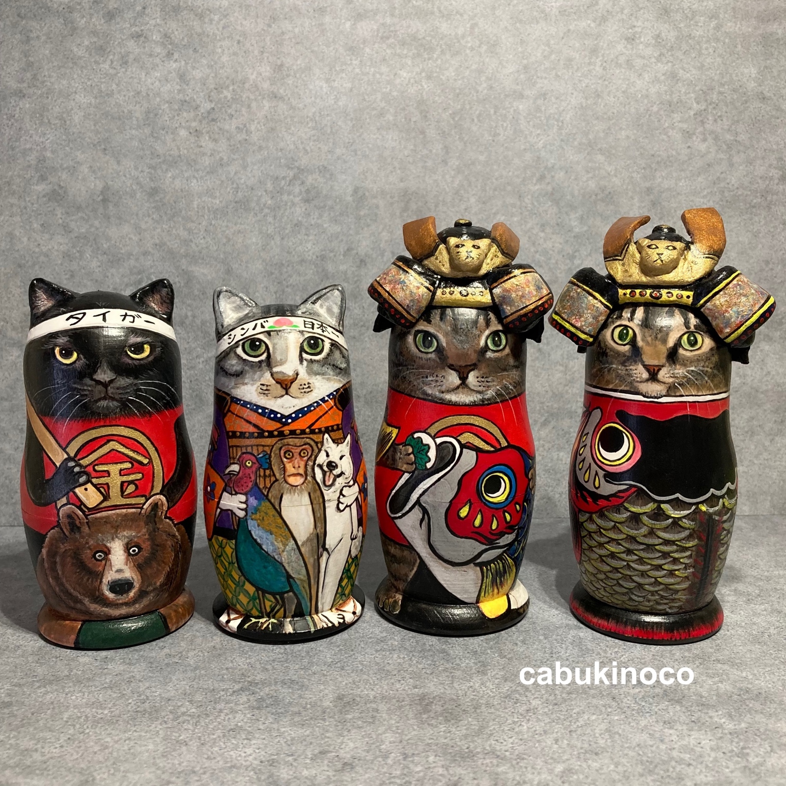 ハンドメイド　マトリョーシカ 🎁マトリョーシカ風BOX🪆⁡ ⁡*⁡ ⁡箱を開けたら箱開けたらまた箱