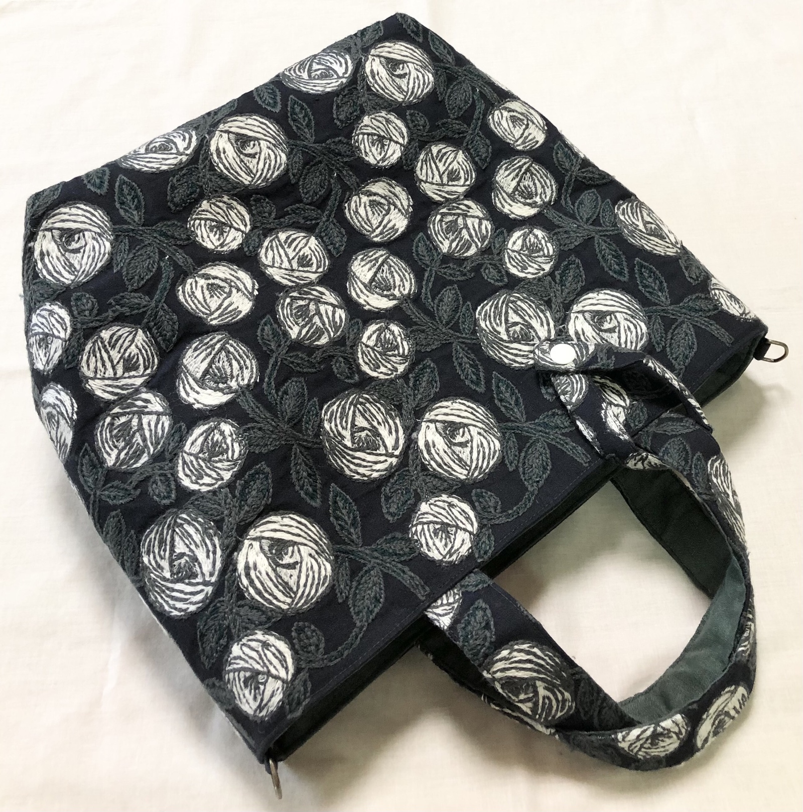 ミナペルホネン ハンドメイド パニーニ型 ミニトートバッグ ポーチ