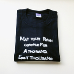 「君が代」日本国歌　英文　Tシャツ（ネイビー）