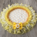 たんぽぽカフェマット🌻犬用　円形（直径56センチ程）
