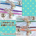 プルメリアドロップのワックスコードブレスレット🫧