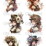 STEAMPUNK GIRL ② ステッカーセット