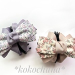 ♡50【再販多数】お揃いも可愛い♡ドレッシーリバティバンスクリップ