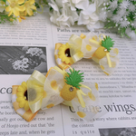 ワンコ用バレッタ♡ふわっとパイナップル🍍