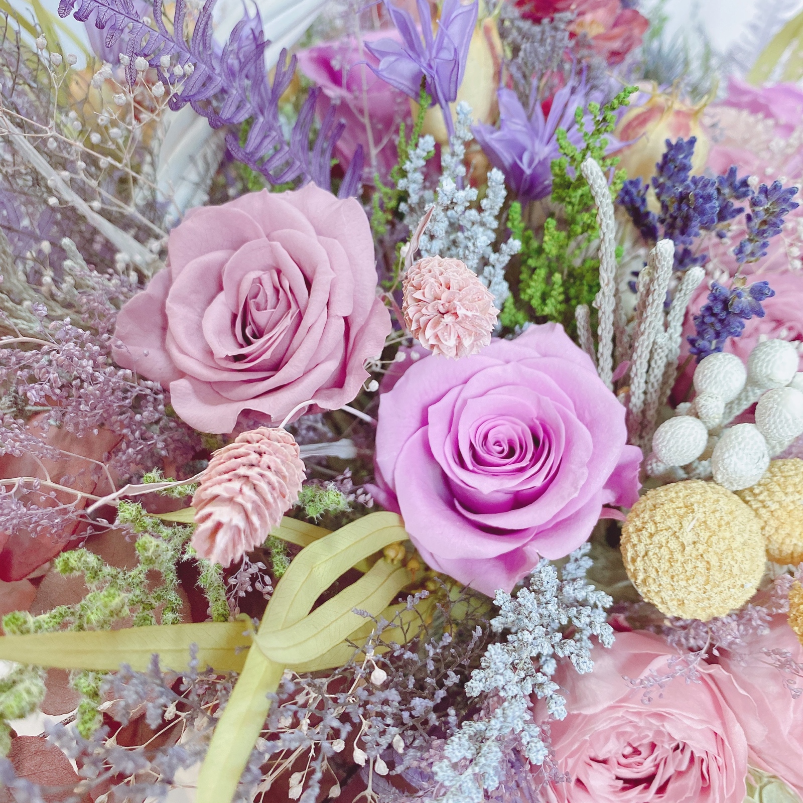 代表作品】豪華 特大 花籠 くすみ系 ピンク ♡ 落ち着いた色の カゴ