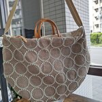 【送料無料】ミナペルホネン/タンバリン　ブラウン　/ラウンドショルダー