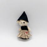 新作♡紅茶染めふわくま［８.５cm］／小さなぬいぐるみ／ハンドメイドミニチュアテディベア