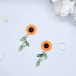 【再販】鮮やか ひまわり の 夏 イヤリング