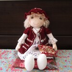 《ma…様お取り置き品》30ｃｍドール（ワインレッド）他２点分