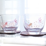 花火と金魚〜花咲く湯呑み〜ペアセット