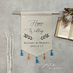  HATA042❁﻿ウェディングフラッグ♡