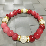 上品レッド♡パワーストーンブレスレット