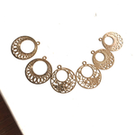 高品質メタル 透かし チャーム 3種