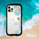 グリップ / OCEAN ★ 名入れ可【スマホケース・耐衝撃グリップ iphone カバー・海 ウミガメ】