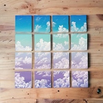 空・絵画『空の欠片　No.15』-アクリル画・空・雲・原画-by麗しの空