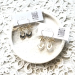 🖤リボンチャームミニピアス