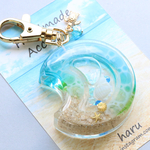 【月】海色シェイカーキーホルダー