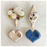 Y 様専用ページ　Heart(wave blue)/Heart(wave white )/Bouquet /Shell 