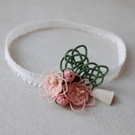 【依頼者様専用】桜ベビーヘアバンド・ヘアクリップ2way / 鞠大中小3点/オーダー品