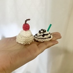 ハムスターちゃん用セット(クリームソーダ、フラペチーノのお帽子)