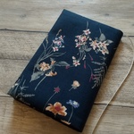 新書サイズブックカバー   和花  紺