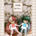 ねんどろいどどーる　服　少し丈の長い　プリント　Tシャツ　& 花柄パンツ　no.67
