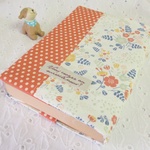 【C様ご予約品】ブックカバー（ポピー柄）
