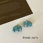  【2個】🐘チャーム