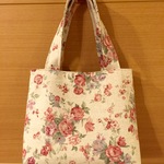 薔薇のミニトート(アンティークローズ)