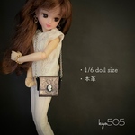 1/6 doll size本革バッグ　上品クラッシックショルダー