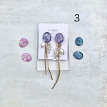 water color Ore(鉱石)シリーズ stone×goldチャームピアス＆イヤリング💎