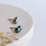 希少な小粒あこや真珠 ピアス 金属アレルギー対応/mini Akoya pierce  