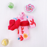 浴衣セット ♡ ピンク（プチブライスサイズ）