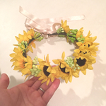 お子様用花冠♡ヒマワリ