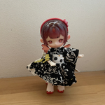 アンティーユサイズ 浴衣ドレス 黒