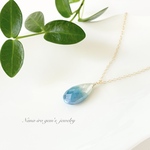 14kgf by color moonstone necklace