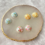 紫陽花ピアス(イヤリング)ブルー