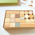 積み木block23～くすみ色仕上げ～【出産祝い】【誕生日プレゼント】積み木サイズはやや大きめ。 