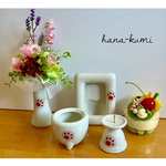 🐶🐕‍🦺🐱ペットちゃん供花  お供フルーツ🍒足あと🐾付き