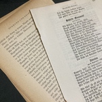 ☆繋がり6枚お洒落なフラクトゥール字体洋書☆ ドイツ語　フランス語　洋書　コラージュ　ラッピング 販促　撮