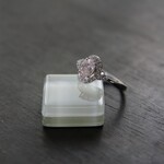 モルガナイト　CZグリッターリング　SILVER925　