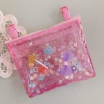 achi＊様専用　ゆめかわシャカシャカ移動ポケット　リボン　ピンクラメ