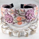 全品1000円🎉 11/15まで ☆インド刺繍リボン カチューシャ　No.a015