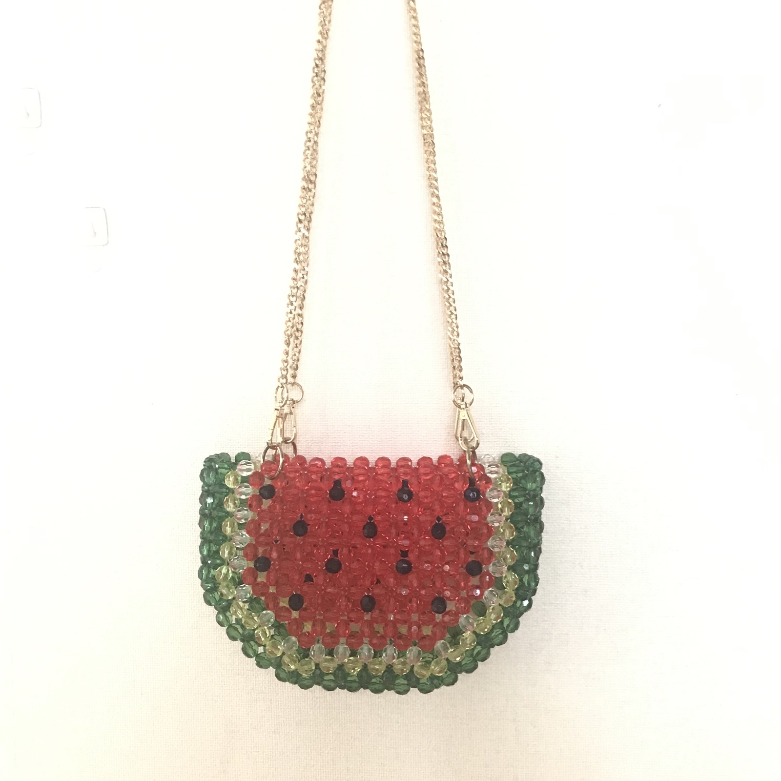 スイカの2wayビーズバッグ <3D watermelon>【M】⚠️受注制作