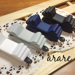 トリプルリボンのバナナクリップ